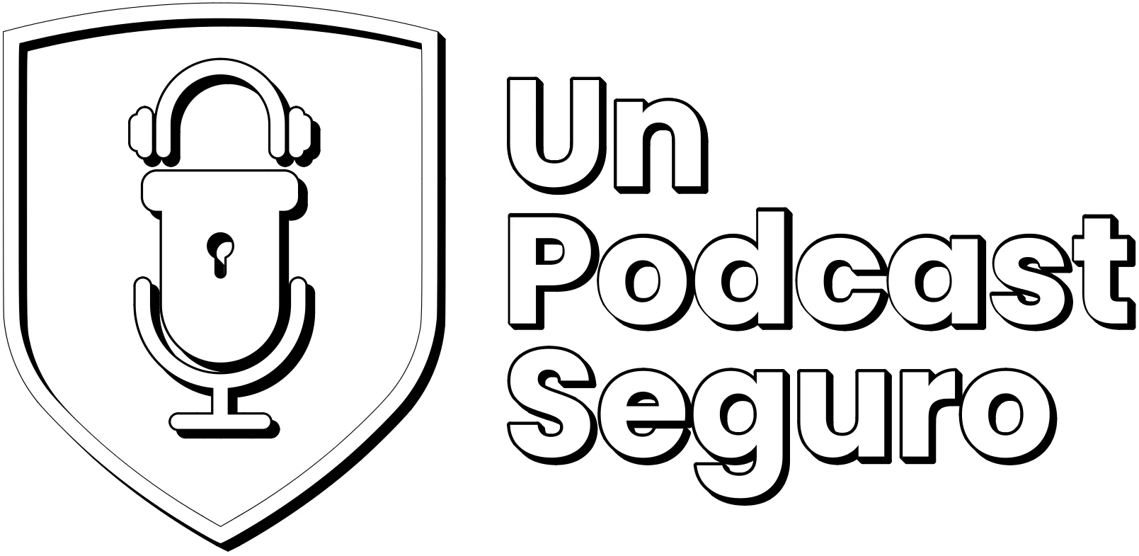 Un Podcast Seguro - Logo del podcast de ciberseguridad